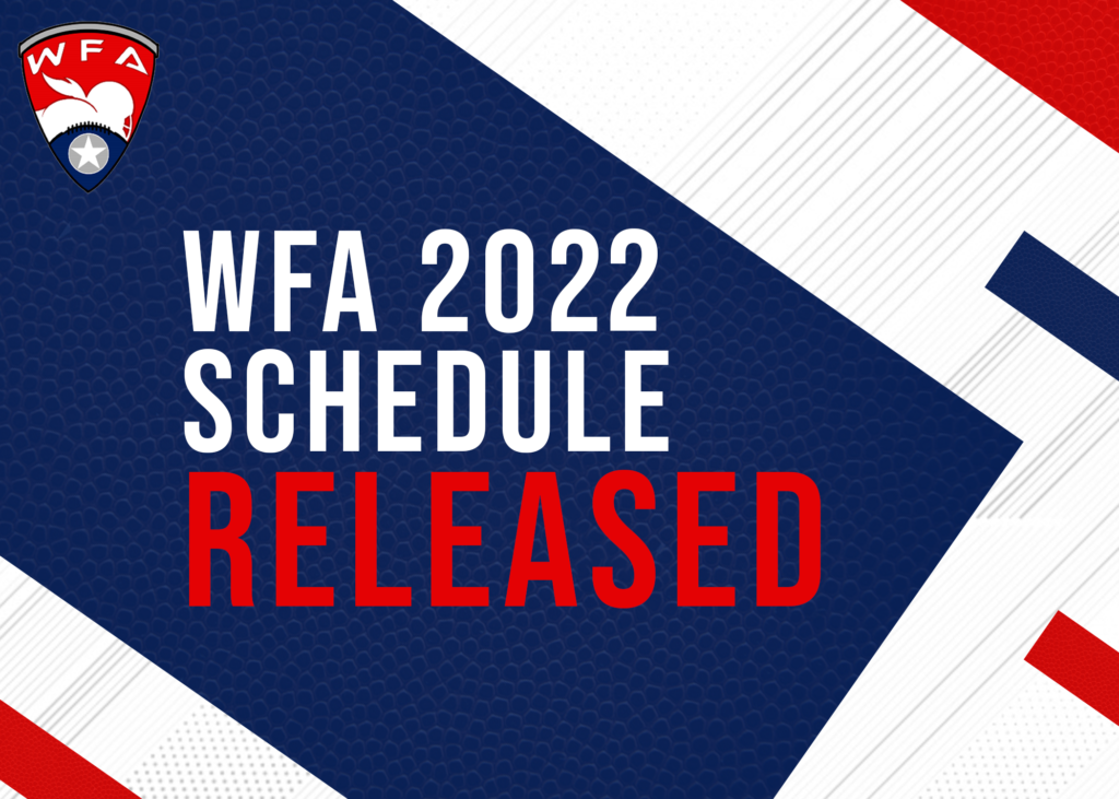 2022 Schedule Women's Football Alliance