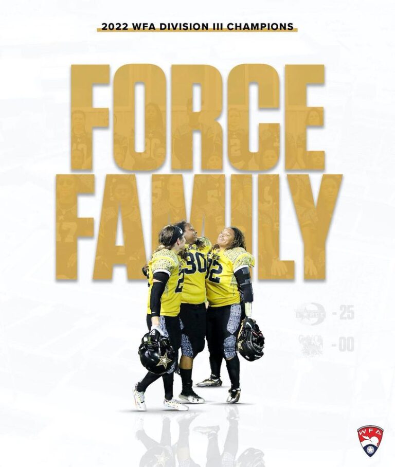 Congratulations to the 2022 National Champions! Women's Football Alliance