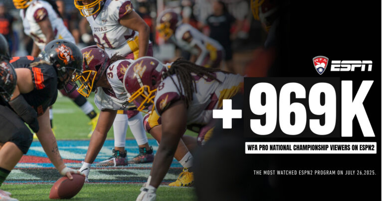 WFA Championship Most-Watched Sporting Event of the Day on ESPN2